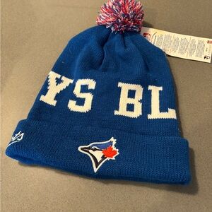 Blue Jays Beanie Pom Pom Blue Roots Exclusive NEW
